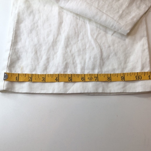 INC International Concepts White Linen Wide Leg Trousers Women’s Size 8 NWOT - Picture 8 of 12